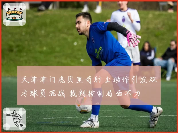 天津津门虎贝里奇肘击动作引发双方球员混战 裁判控制局面不力